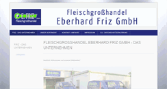 Desktop Screenshot of friz-fleisch.com